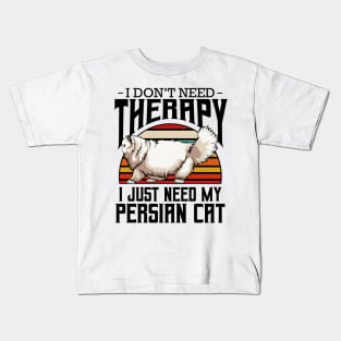 Persian Cat Kids T-Shirt